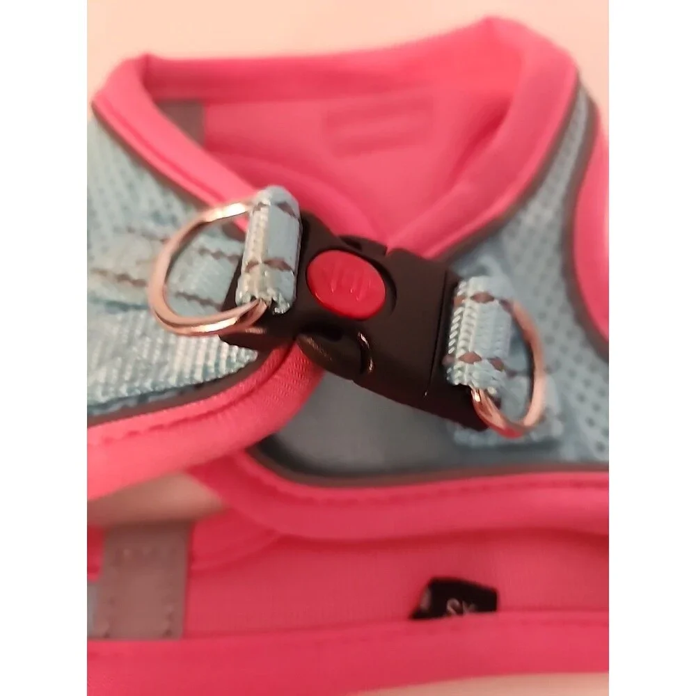 HIP DOGGIE Brand Size XS Ultra Comfort Mesh Harness Vest -Pink- Soft Comfortable